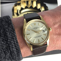 Rolex Oyster Perpetual - Date - 18ct Gold - Model Ref: 1503 - 1 million Serial, c.1965