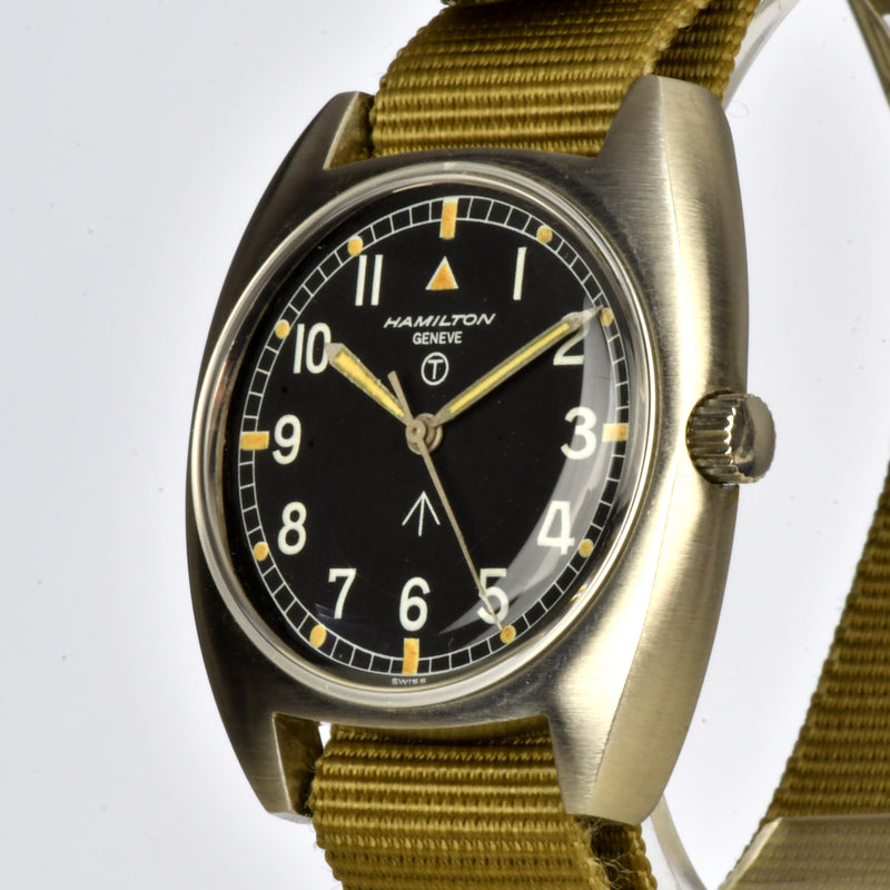 A Geneve Dial Hamilton - 6bb Military Watch - Issued 1974 - Ref 6bb/5238290***NOW SOLD***