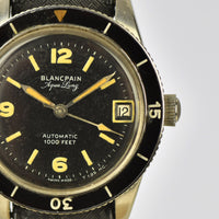 Vintage Blancpain Aqua Lung - 1000 Feet Divers Watch with Original Bakelite Bezel - Caliber R585 Movement***NOW SOLD***