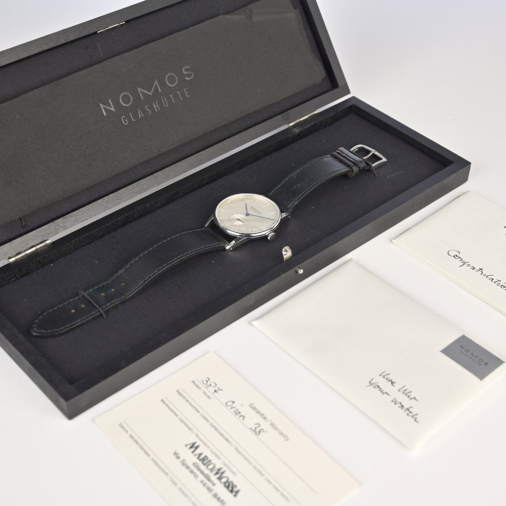 Nomos Glashutte - Orion 38 -  Model Ref: 387  - Box and papers - c.2020 ***SOLD***
