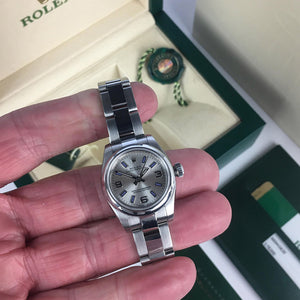 Rolex Oyster Perpetual Superlative Chronometer - 26mm Ladies - Issued 2018 - Model 176200 - Box & Papers
