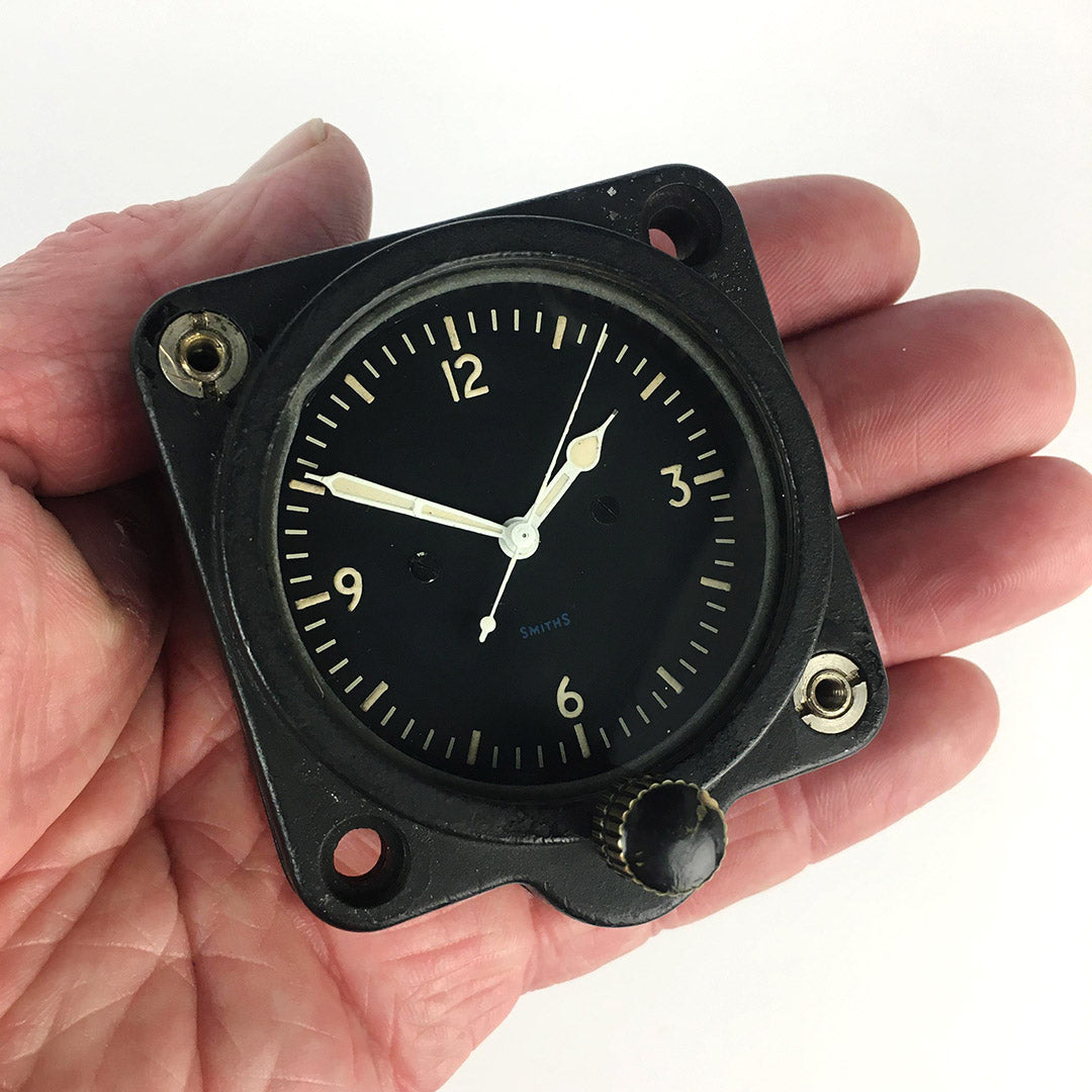 Lockheed Martin Clock Smiths Military Aircraft Cockpit Clock - Post War - Dated 1953 - Ref 6 ...