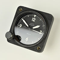 Nero Lemania 7510 - 8 Day Aircraft Cockpit Clock - Dated 1958 - Original Condition with Military Markings ***SOLD***