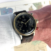 Hanhart Luftwaffe WW2 Pilots Flyback Chronograph - Caliber 41 - c.1940s***SOLD***