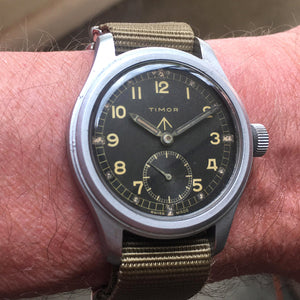 Timor - WW2 - WWW Dirty Dozen Wrist Watch - Military Issued Watch c.1944***NOW SOLD***