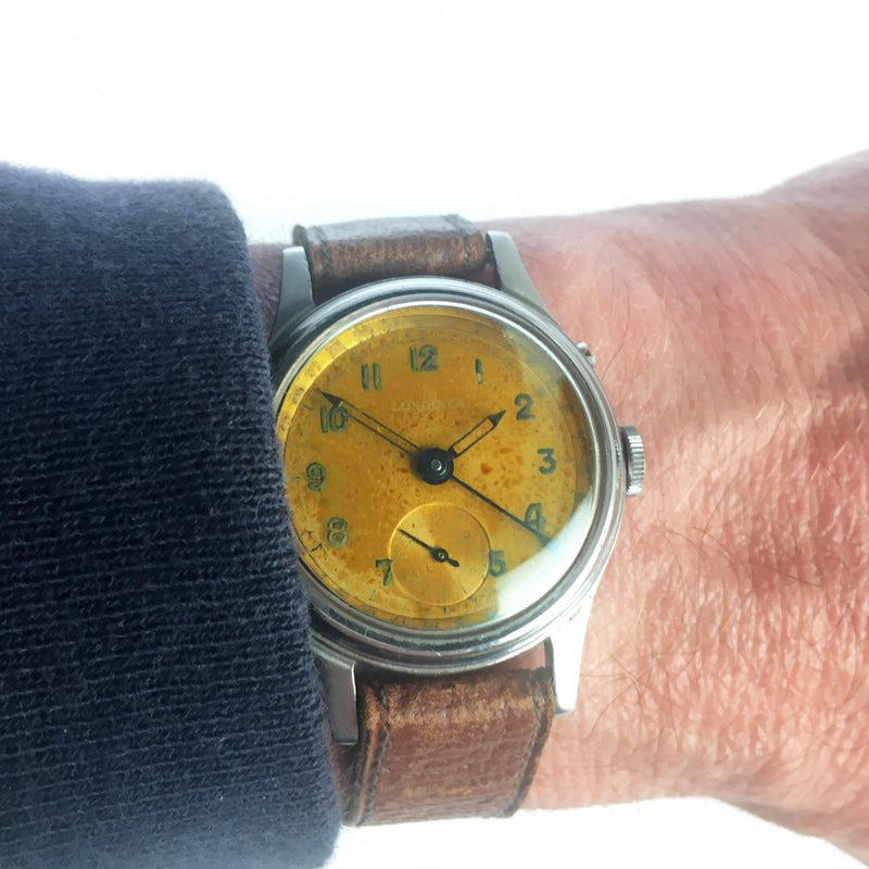 Longines Calendar Watch with Pointer Date - Model Ref: 5412 - c.1940s - Calibre 12.68z-CLD ***SOLD***