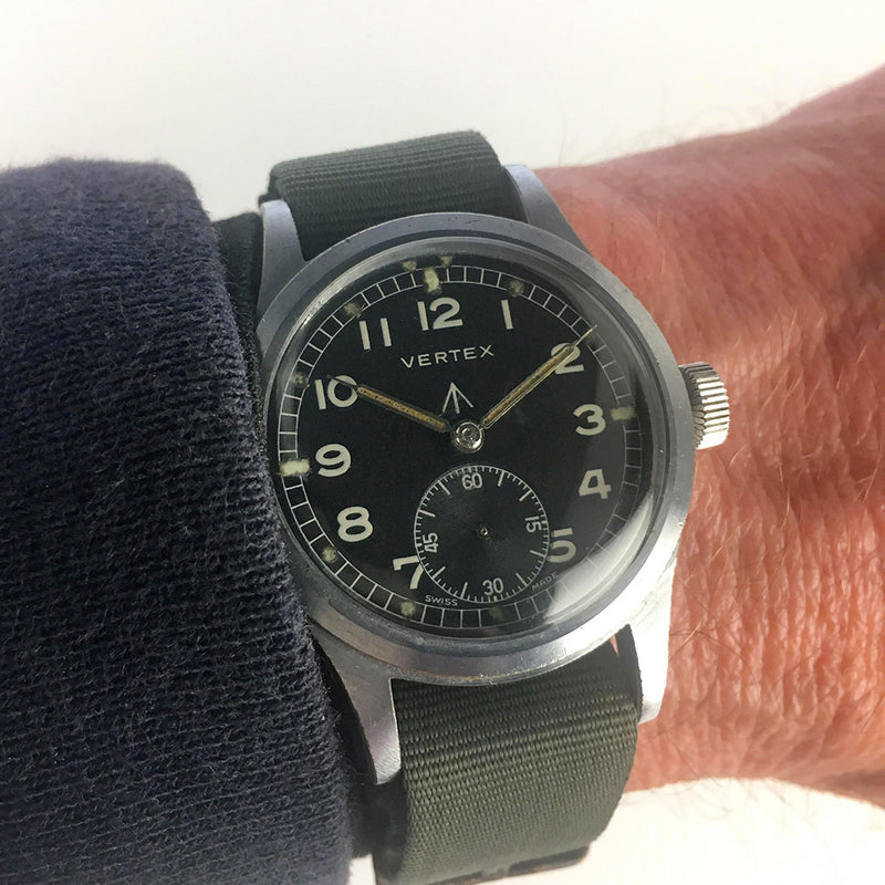 Vertex WWW - A World War II Military Issued Dirty Dozen Wristwatch - circa.1944***NOW SOLD***