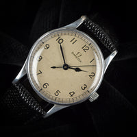 Omega - A Military Issued Wristwatch - Air Ministry 6B/159 White Dial - c.1939