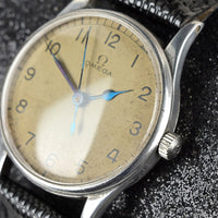 Omega - A Military Issued Wristwatch - Air Ministry 6B/159 White Dial - c.1939