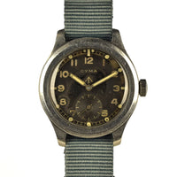 Cyma - Dirty Dozen - British Military WW2 Issued Watch - c.1945 - Tropical Dial ***SOLD***