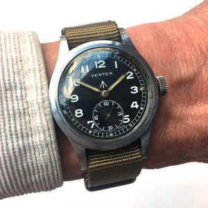 Vertex WWW 'Dirty Dozen' - WWII British Army-Issued Military Watch - Matching Case and Lug Numbers- c.1944 ***SOLD***