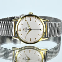 Buren Grand Prix - Gold Plated Stainless Steel - Steel Milanese Mesh Bracelet - c.1960s