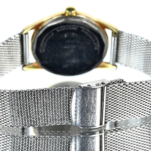 Buren Grand Prix - Gold Plated Stainless Steel - Steel Milanese Mesh Bracelet - c.1960s