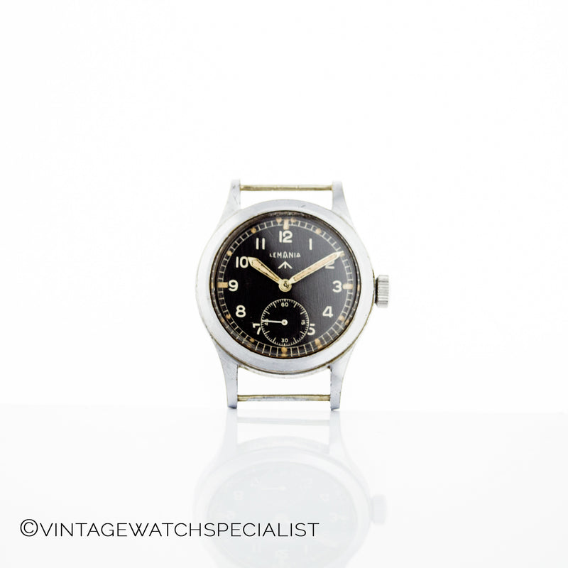 WWW Lemania Dirty Dozen Military Watch Calibre 27A - Vintage Watch Specialist