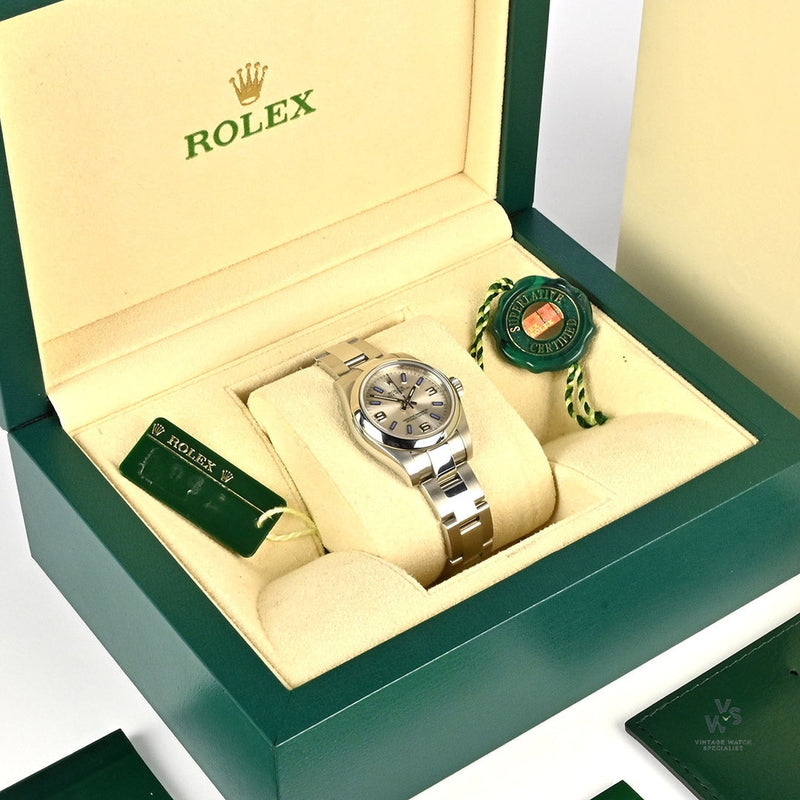 A Lady’s Rolex Oyster Perpetual Superlative Chronometer - Issued 2018 - Model Ref:176200 - Box & Papers - Vintage Watch Specialist