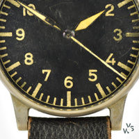 A. Lange & Sohne - Signed Luftwaffe Issued German WWII Type A Observers Watch - Beobachtungs-Uhr (B-Uhr) - Vintage Watch Specialist