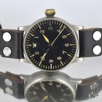 A. Lange & Sohne - Signed Luftwaffe Issued German WWII Type A Observers Watch - Beobachtungs-Uhr (B-Uhr) - Vintage Watch Specialist