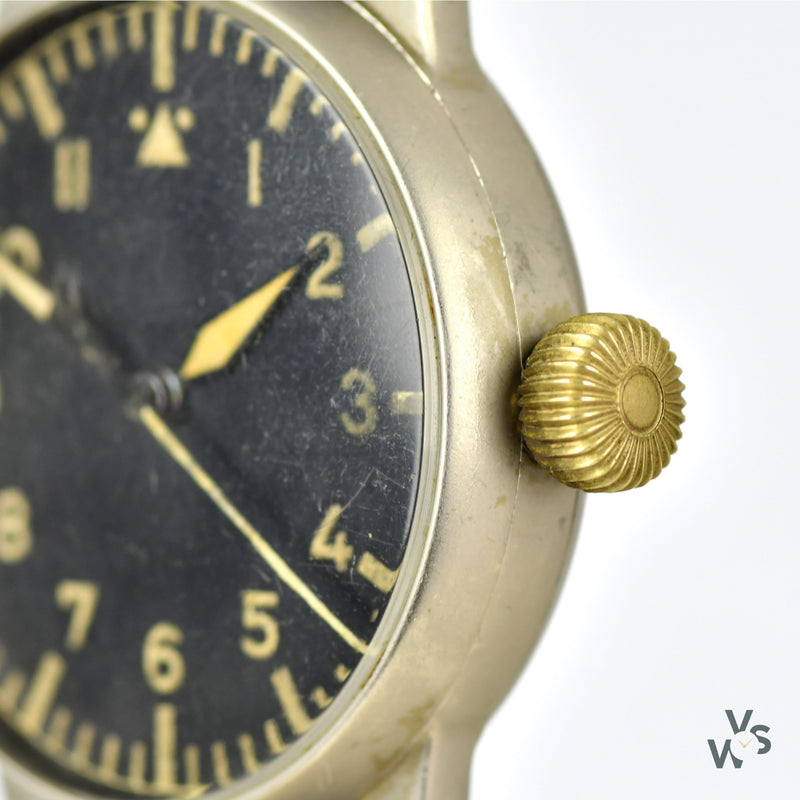 A. Lange & Sohne - Signed Luftwaffe Issued German WWII Type A Observers Watch - Beobachtungs-Uhr (B-Uhr) - Vintage Watch Specialist
