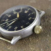 Luftwaffe German WWII Type A Observers Watch Signed A Lange & Sohne - Vintage Watch Specialist