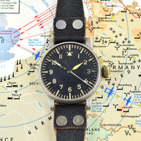 A. Lange & Sohne - Signed Luftwaffe Issued German WWII Type A Observers Watch - Beobachtungs-Uhr (B-Uhr) - Vintage Watch Specialist