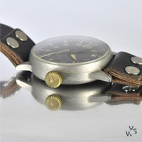 A. Lange & Sohne - Signed Luftwaffe Issued German WWII Type A Observers Watch - Beobachtungs-Uhr (B-Uhr) - Vintage Watch Specialist