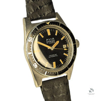 Avia Marino - Incabloc - Automatic - Dive Watch - c.1960s - With ETA 2472 Movement - Vintage Watch Specialist