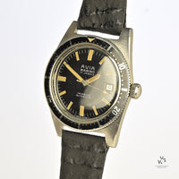 Avia Marino - Incabloc - Automatic - Dive Watch - c.1960s - With ETA 2472 Movement - Vintage Watch Specialist