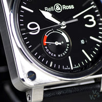 Bell & Ross BR03 - 97 Power Reserve/Réserve de Marche - 2016 Box + Papers - Vintage Watch Specialist