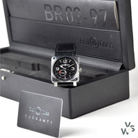 Bell & Ross BR03 - 97 Power Reserve/Réserve de Marche - 2016 Box + Papers - Vintage Watch Specialist