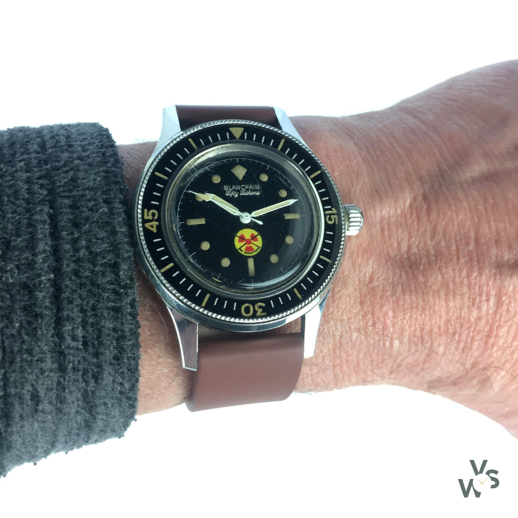 Blancpain Fifty Fathoms No Radiations c.1955 - Vintage Watch Specialist
