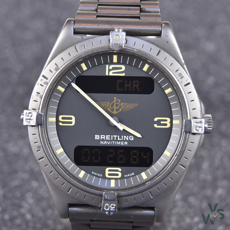 Breitling Navitimer Aerospace Titanium C. 1990 - Vintage Watch Specialist