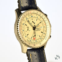 Breitling Navitimer World GMT - White Dial 2010 - Ref: A2432212/G571 - Vintage Watch Specialist