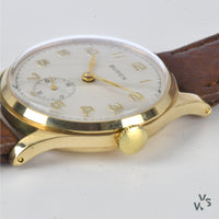 Buren 9k Gold Presentation Dress Watch - 17 Jewel - c.1964/65 - Vintage Watch Specialist