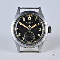 Buren Dirty Dozen WW2 Military Soldiers Watch - c.1945 - Vintage Watch Specialist