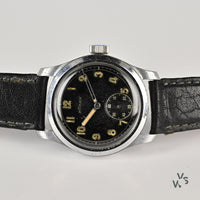 Buren Grand Prix - German Army - D-H - WW2 Military Issued Wristwatch - c.1940s - Vintage Watch Specialist