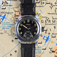 Buren Grand Prix - German Army - D-H - WW2 Military Issued Wristwatch - c.1940s - Vintage Watch Specialist