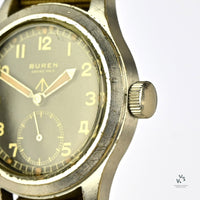 Buren - WWW ’Dirty Dozen’ - WWII British Army-Issued Military Watch - c.1944 - Vintage Watch Specialist