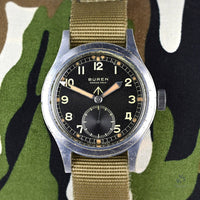 Buren - WWW ’Dirty Dozen’ - WWII British Army-Issued Military Watch - c.1944 - Vintage Watch Specialist