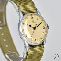 c.1943 Omega 6B/159 - RAF Military Issue Watch - Ref: 2292 - White Dial - Vintage Watch Specialist