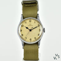 c.1943 Omega 6B/159 - RAF Military Issue Watch - Ref: 2292 - White Dial - Vintage Watch Specialist