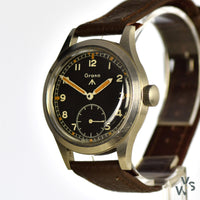 c.1944 Grana WWW ’Dirty Dozen’ - WWII British Army-Issued Military watch - Vintage Watch Specialist