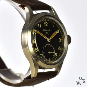 c.1944 Grana WWW ’Dirty Dozen’ - WWII British Army-Issued Military watch - Vintage Watch Specialist