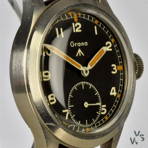 c.1944 Grana WWW ’Dirty Dozen’ - WWII British Army-Issued Military watch - Vintage Watch Specialist