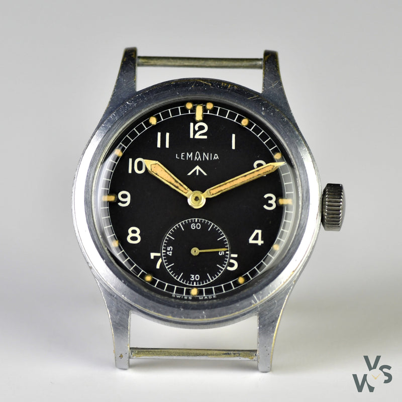 c.1944 Lemania WWW ’Dirty Dozen’ - WWII British Army-Issued Military watch - Vintage Watch Specialist
