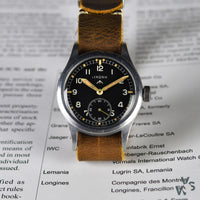 c.1944 Lemania WWW ’Dirty Dozen’ - WWII British Army-Issued Military watch - Vintage Watch Specialist