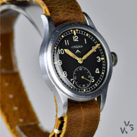 c.1944 Lemania WWW ’Dirty Dozen’ - WWII British Army-Issued Military watch - Vintage Watch Specialist