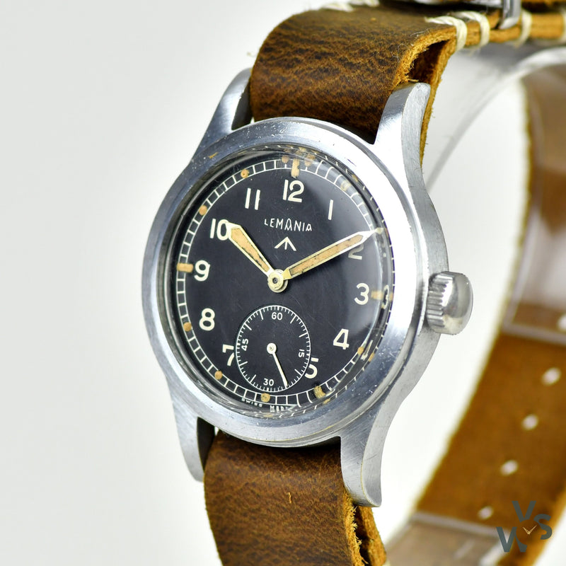 c.1944 Lemania WWW ’Dirty Dozen’ - WWII British Army-Issued Military watch - Vintage Watch Specialist