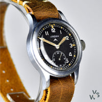 c.1944 Lemania WWW ’Dirty Dozen’ - WWII British Army-Issued Military watch - Vintage Watch Specialist