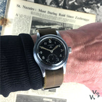 c.1944 Lemania WWW ’Dirty Dozen’ - WWII British Army-Issued Military watch - Vintage Watch Specialist