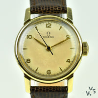 c.1944 Omega ’Medicus’ WWII Medic’s Wrist watch - S&W 14k Gold Case - Vintage Watch Specialist